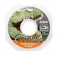 Леска зимняя JAXON Crocodile Fluorocarbon 25м