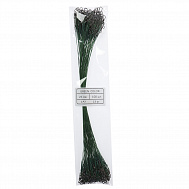 Поводок SKYFISH, плет. 1*7, карабин Американка, 25 см, тест 13 кг, зеленый (1уп-100шт)