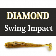 Виброхвосты "Diamond" Swing Impact