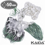 Сеть одностенная KAIDA(XXX) 5*80, тонущий шнур, яч. 50 (арт. А5-50Z)