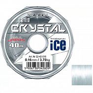 Леска зимняя "CRYSTAL ICE", 40 м, диаметр 0,08 мм, 1,10 кг