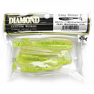 Виброхвост "Diamond" Easy Shiner 3.0", 7 см, цвет PAL#12, уп. 10 шт.
