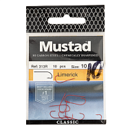 Крючки Mustad, арт: 313 R, № 10, 10 шт.