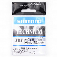 Крючки "Shimano Technium", арт. 7117 №16, в уп. 10 шт.