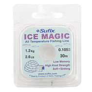 Леска Sufix "Ice Magic" 30 м, диаметр 0,105 мм, 1,2 кг