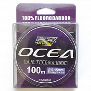 Леска "Ocea EX Fluoro" 100 м, диаметр 0,20 мм, 4,5 кг