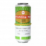 Нить нейлоновая "Fishing Net" 210d/18 (D-1мм), цвет: белый