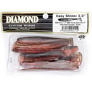 Виброхвост "Diamond" Easy Shiner 3.5", 8 см, цвет #404, уп. 8 шт.