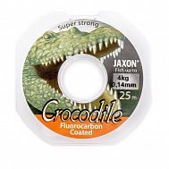 Леска JAXON Crocodile Fluorocarbon 25м, диаметр 0,12 мм, 3 кг