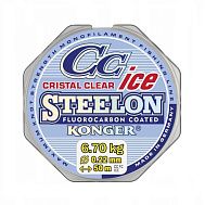 Леска зимняя STEELON "Cristal Clear ICE", 50 м, диаметр 0,10 мм, 1,8 кг