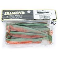 Виброхвост "Diamond" Easy Shiner 4.0", 10 см, цвет PAL#39, уп. 7 шт.