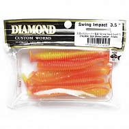 Виброхвост "Diamond" Swing Impact 4.0", 10 см, цвет PAL#04, уп. 6 шт.