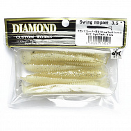 Виброхвост "Diamond" Swing Impact 3.5", 8 см, цвет #422, уп. 8 шт.