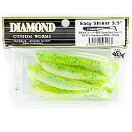 Виброхвост "Diamond" Easy Shiner 3.5", 8 см, цвет PAL#12, уп. 8 шт.