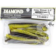 Виброхвост "Diamond" Easy Shiner 3.5", 8 см, цвет EA#07, уп. 8 шт.