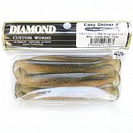 Виброхвост "Diamond" Easy Shiner 4.0", 10 см, цвет #410, уп. 7 шт.