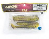 Виброхвост "Diamond" Swing Impact  Fat  3.8", 9,5 см, цвет EA#07, уп. 4 шт.