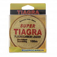 Леска "TIAGRA" Fluorocarbon 100 м, диаметр 0,30 мм, 17 кг