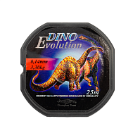 Леска Mikado "Dino Evolution" 25 м., диаметр 0,14 мм, 3,3 кг