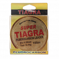 Леска "TIAGRA" Fluorocarbon 100 м, диаметр 0,20 мм, 10 кг