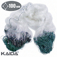 Сеть одностенная KAIDA(XXX) 1,8*60, тонущий шнур, яч. 100 (арт. А2-100)