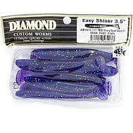 Виброхвост "Diamond" Easy Shiner 3.5", 8 см, цвет EA#04, уп. 8 шт.