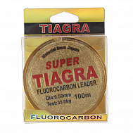 Леска "TIAGRA" Fluorocarbon 100 м, диаметр 0,50 мм, 35 кг