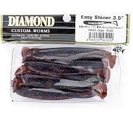Виброхвост "Diamond" Easy Shiner 3.5", 8 см, цвет EA#03, уп. 8 шт.