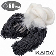 Сеть одностенная KAIDA(XXX) 3*80, тонущий шнур, яч. 60 (арт. А3-60)