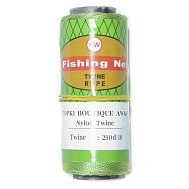 Нить нейлоновая "Fishing Net" 210d/18 (D-1мм), цвет: зеленый