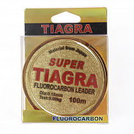 Леска "TIAGRA" Fluorocarbon 100 м, диаметр 0,18 мм, 9 кг