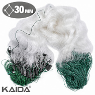 Сеть одностенная KAIDA(XXX) 1,8*60, тонущий шнур, яч. 30 (арт. А2-30)