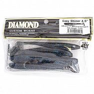 Виброхвост "Diamond" Easy Shiner 4.5", 11 см, цвет #205, уп. 5 шт.