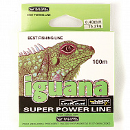 Леска "Iguana" 100 м, диаметр 0,14 мм, 4,6 кг.