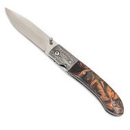 Нож складной Тигр, сталь 65х13, арт. 3024