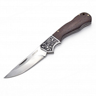 Нож складной "ДНЕПР", сталь 40X13, 52HRC, чехол, арт. B625