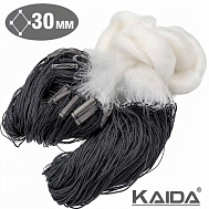 Сеть одностенная KAIDA(XXX) 3*80, тонущий шнур, яч. 30 (арт. А3-30)