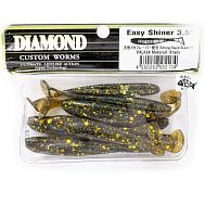 Виброхвост "Diamond" Easy Shiner 3.5", 8 см, цвет PAL#24, уп. 8 шт.