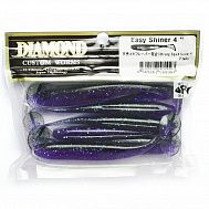 Виброхвост "Diamond" Easy Shiner 4.0", 10 см, цвет EA#04, уп. 7 шт.