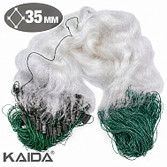 Сеть одностенная KAIDA(XXX) 1,8*60, тонущий шнур, яч. 35 (арт. А2-35)