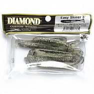 Виброхвост "Diamond" Easy Shiner 4.0", 10 см, цвет #416, уп. 7 шт.