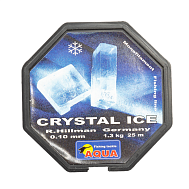 Леска AQUA "Cristal Ice" 25 м, диаметр 0,14 мм, 2,2 кг