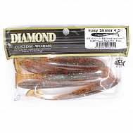 Виброхвост "Diamond" Easy Shiner 4.5", 11 см, цвет EA#02, уп. 5 шт.