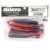 Виброхвост "Diamond" Easy Shiner 3.5", 8 см, цвет PAL#09, уп. 8 шт.