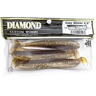 Виброхвост "Diamond" Easy Shiner 4.5", 11 см, цвет PAL#36, уп. 5 шт.