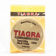 Леска "Tiagra Fluorocarbon" 30 м, 0,10 мм