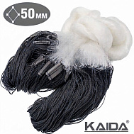 Сеть одностенная KAIDA(XXX) 3*80, тонущий шнур, яч. 50 (арт. А3-50)