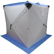 Палатка "SKYFISH" КУБ-3, В-200см, Ш-200см, 3 слойная, Цвет: бело-синий, арт: 2005